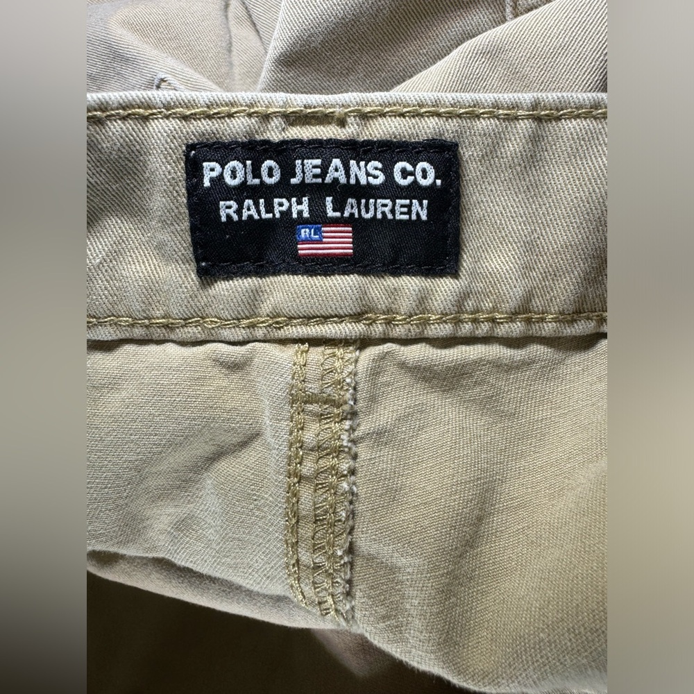 Polo Jeans Co. Ralph Lauren Field Pant Khaki Utility Pants Size 36x34 - Picture 10 of 12